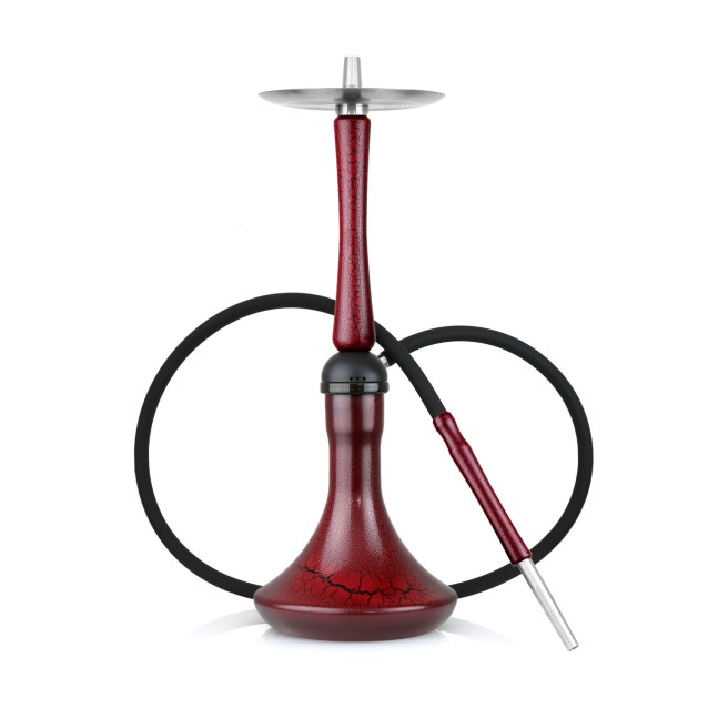 MAVERICK HOOKAH CRACKLE - RED BLACK