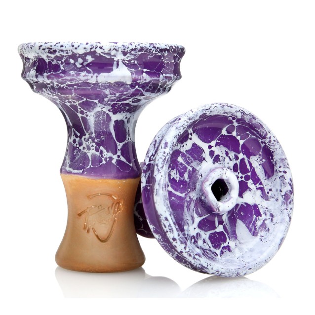 MOON TRESHA KITTY PHUNNEL BOWL - MARBLE VIOLET MOON TRESHA KITTY PHUNNEL BOWL - MARBLE VIOLET