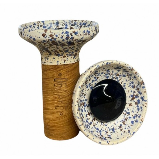 OBLAKO FLOW DARK BLUE ON METEORITE OBLAKO FLOW DARK BLUE ON METEORITE