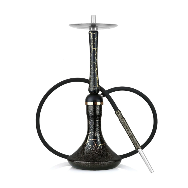 WERKBUND HOOKAH ZEUS CRACKLE - BLACK/GOLD