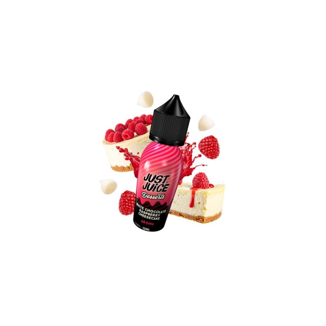 JUST JUICE DESSERTS WHITE CHOCOLATE RASPBERRY CHEESECAKE (12ml/60ml)