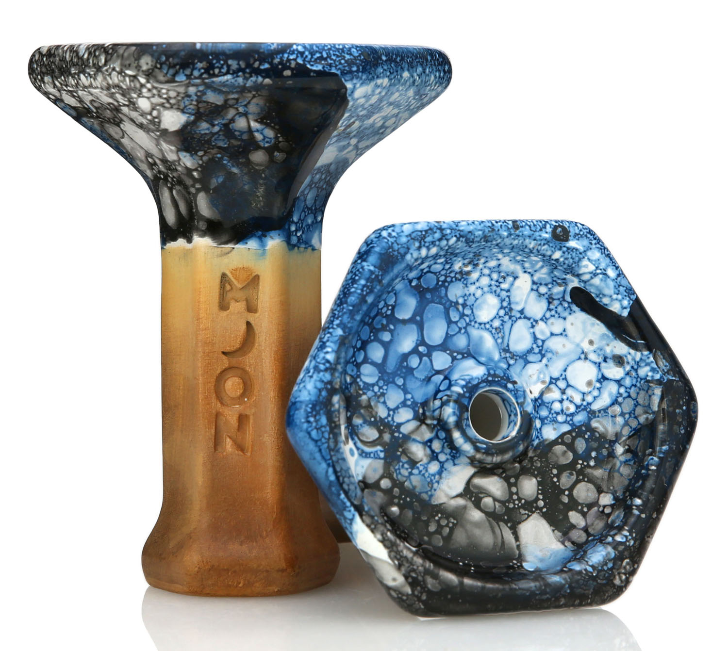 MOON GRAND PHUNNEL BOWL - VENOM BLUE BLACK MOON GRAND PHUNNEL BOWL - VENOM BLUE BLACK