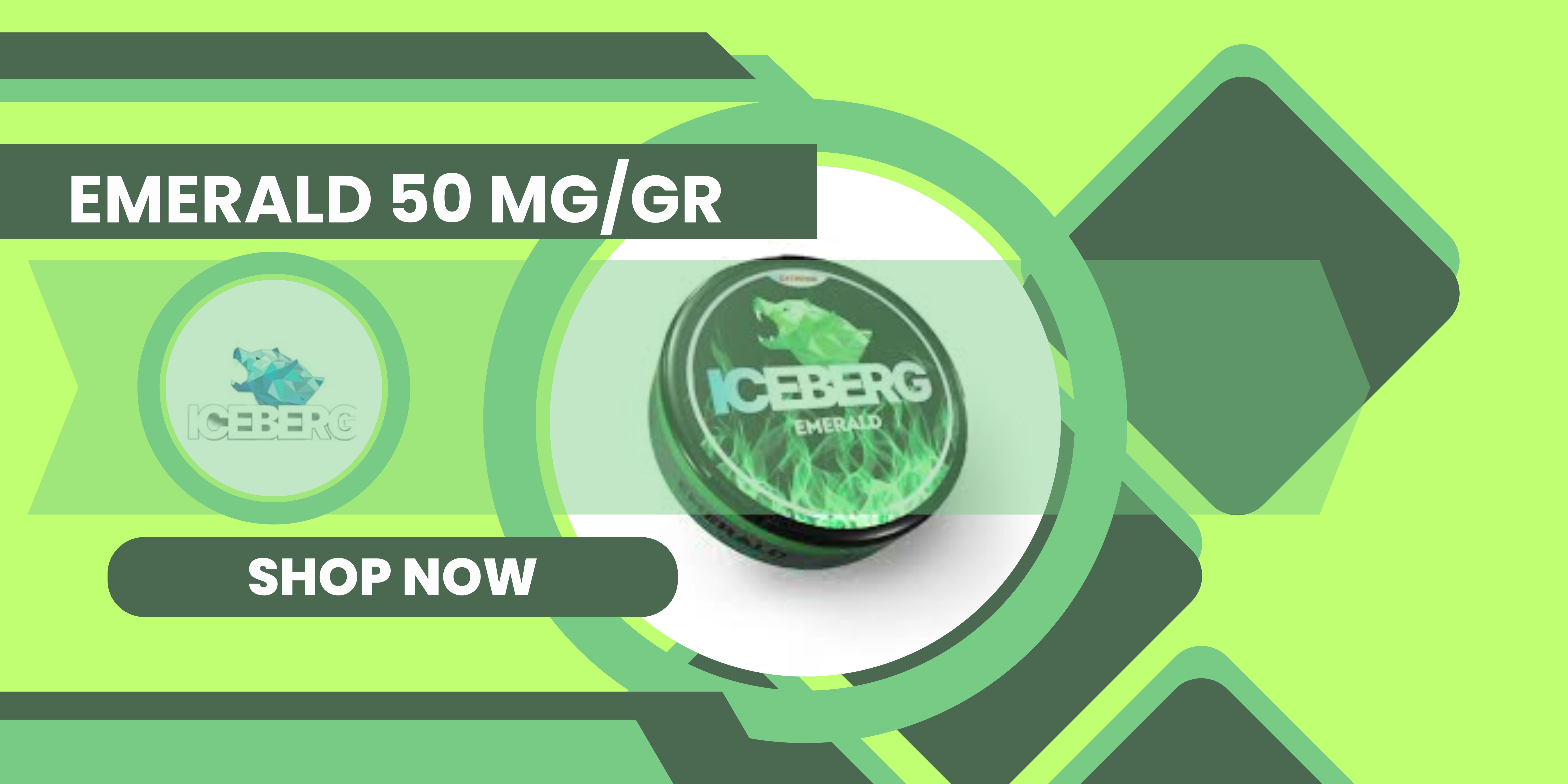 Emerald nicotine pouch της Iceberg