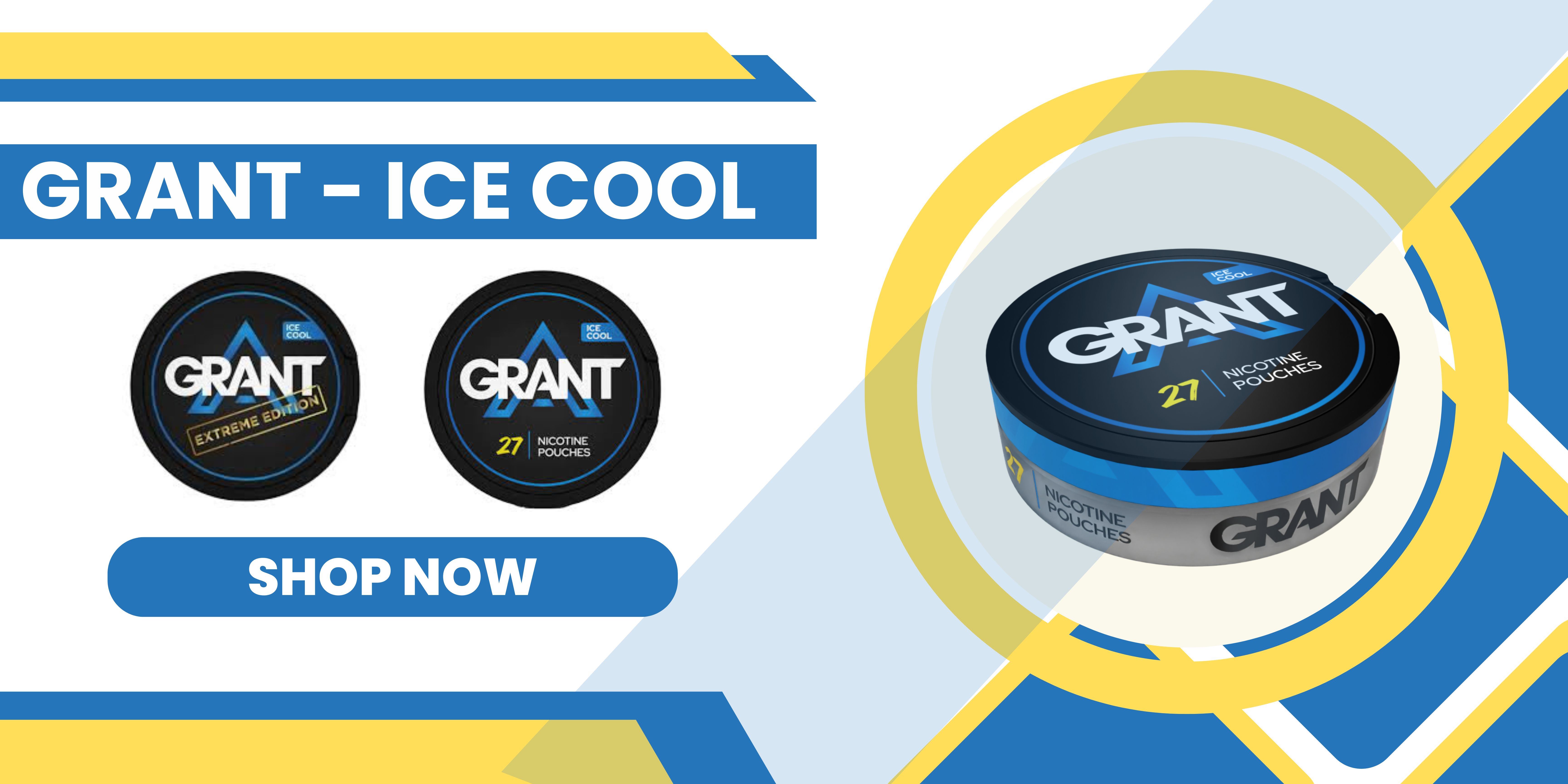 Grant Ice Cool Nicotine Pouches Grant Ice Cool Nicotine Pouches