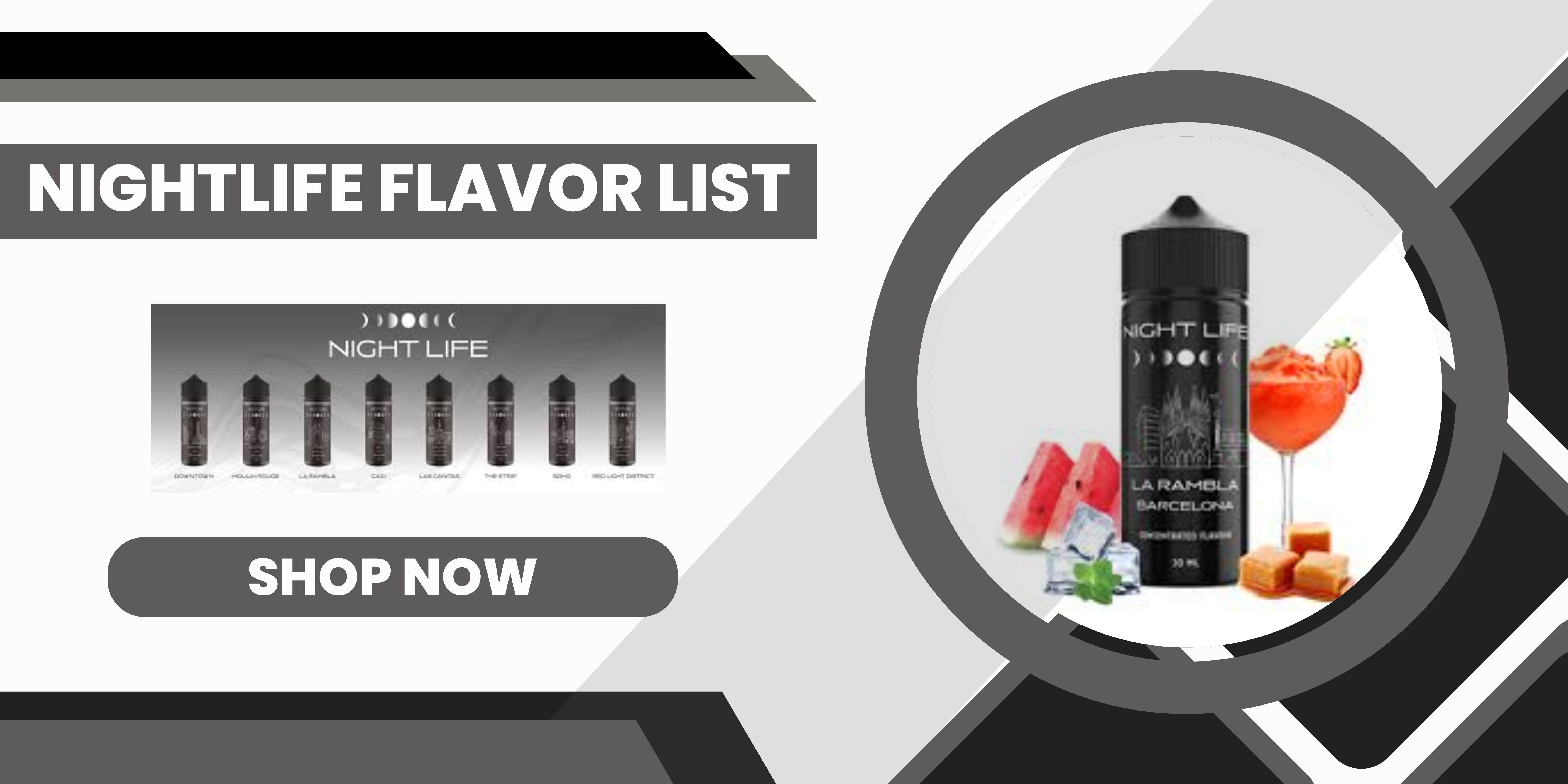 Υγρά αναπλήρωσης Nightlife σε 60 & 120 ml