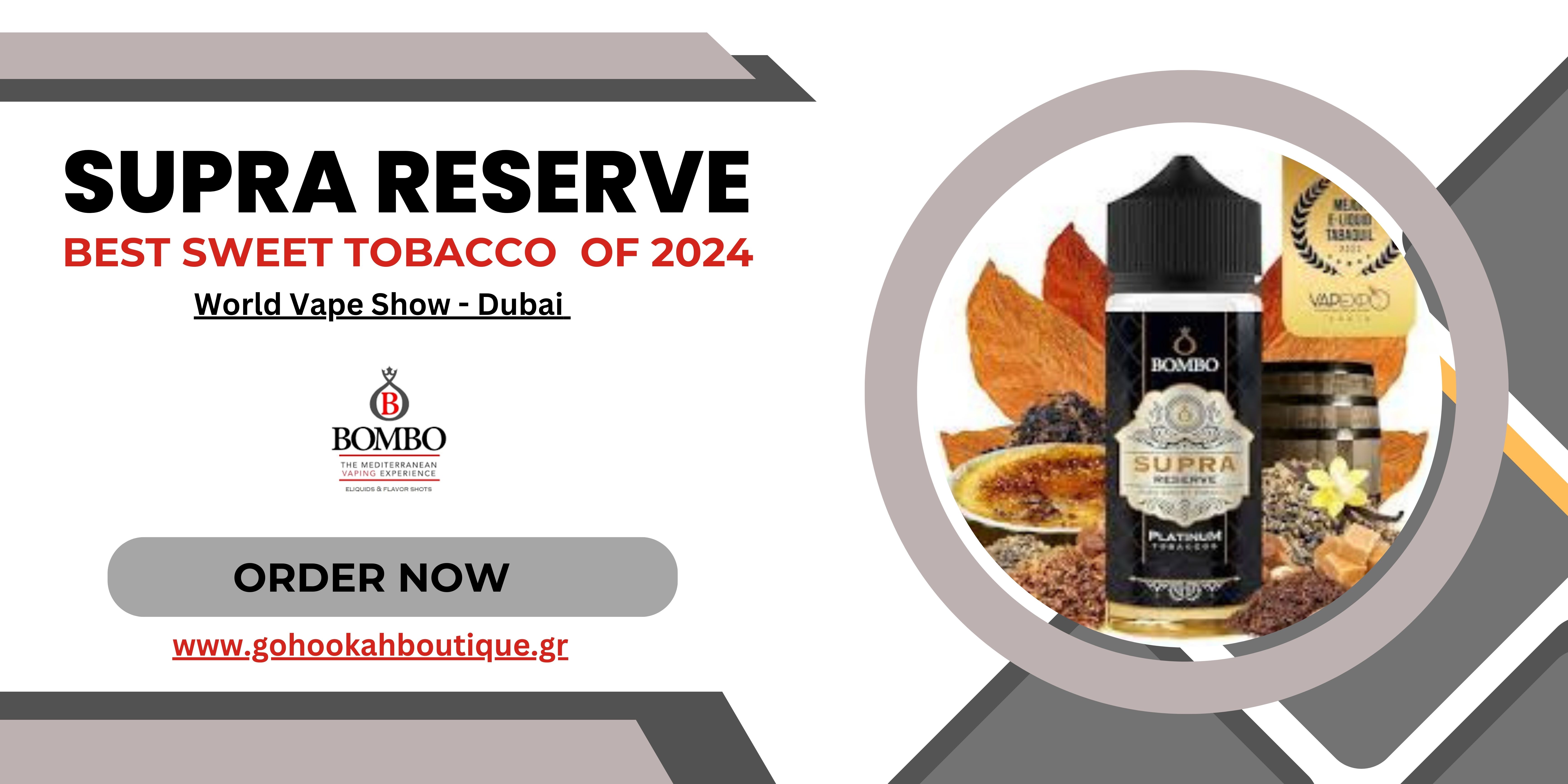 Supra Reserve : Το καπνικό της χρονιάς Supra Reserve : Το καπνικό της χρονιάς