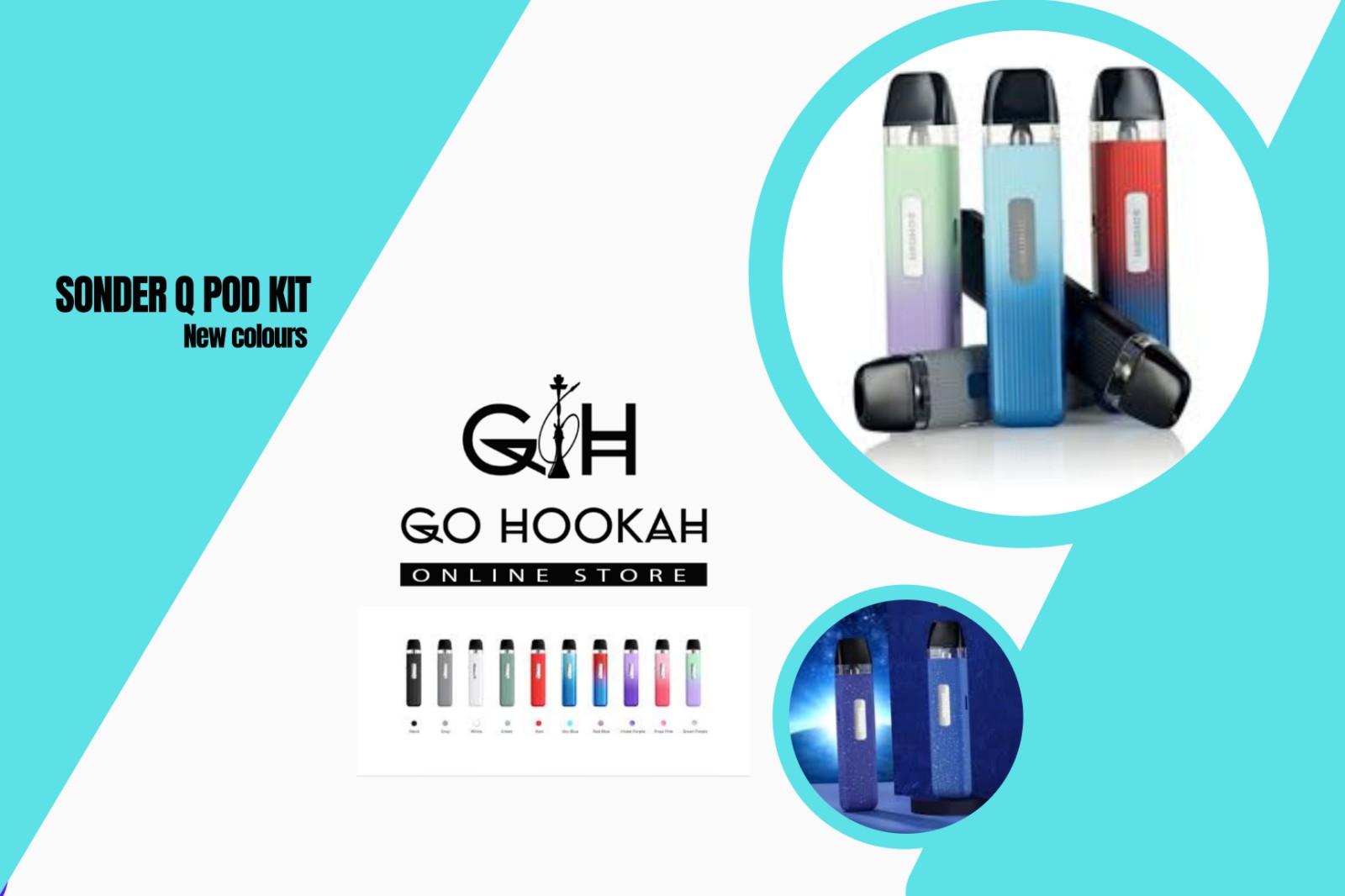 Νέα χρώματα Sonder Q pod kit Νέα χρώματα Sonder Q pod kit