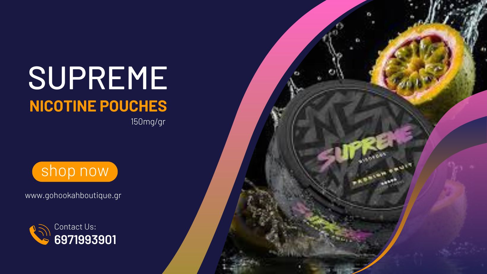 Supreme nicotine pouches