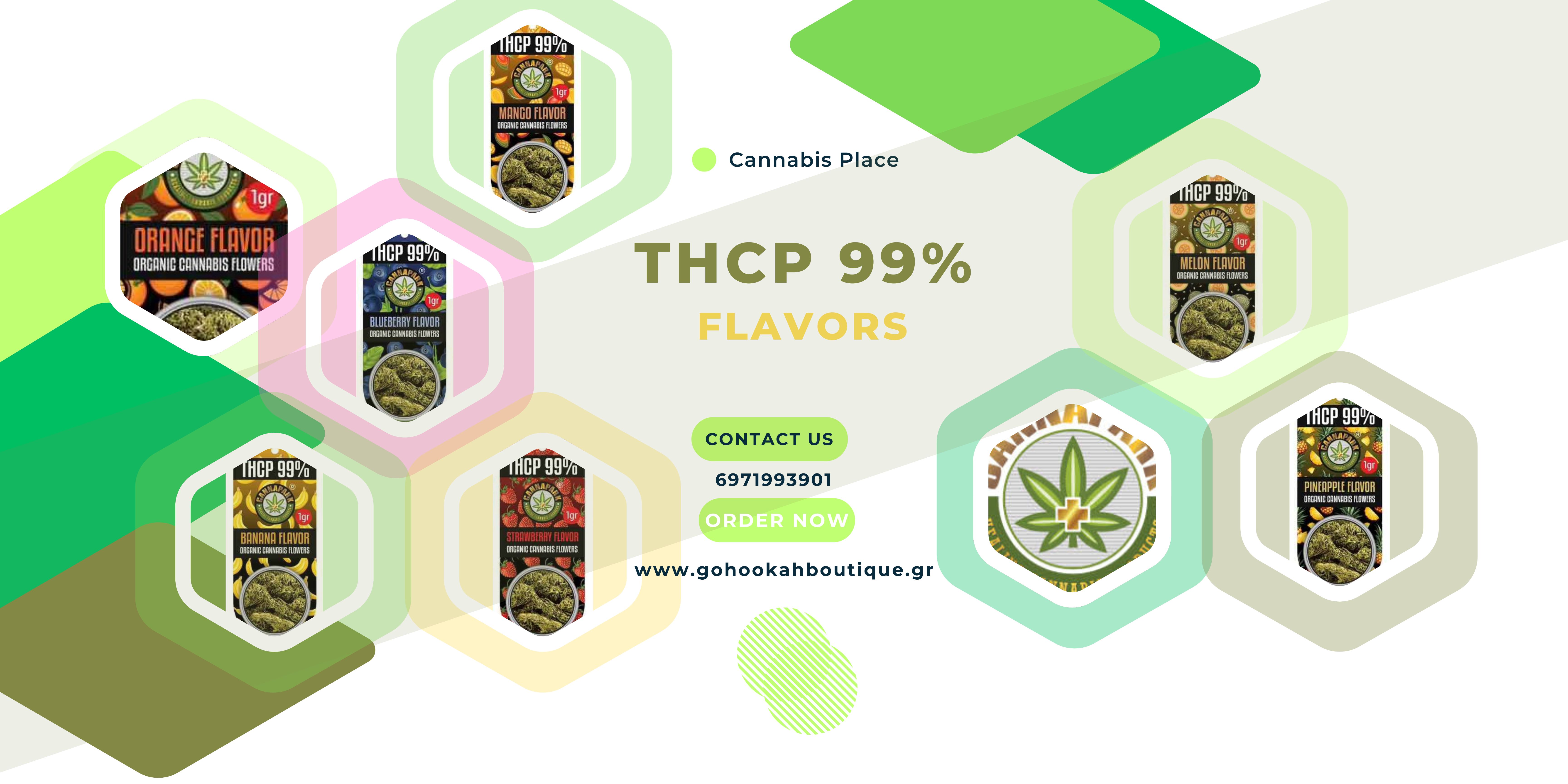 Ανθοί Thcp 99% με φρουτώδεις γεύσεις